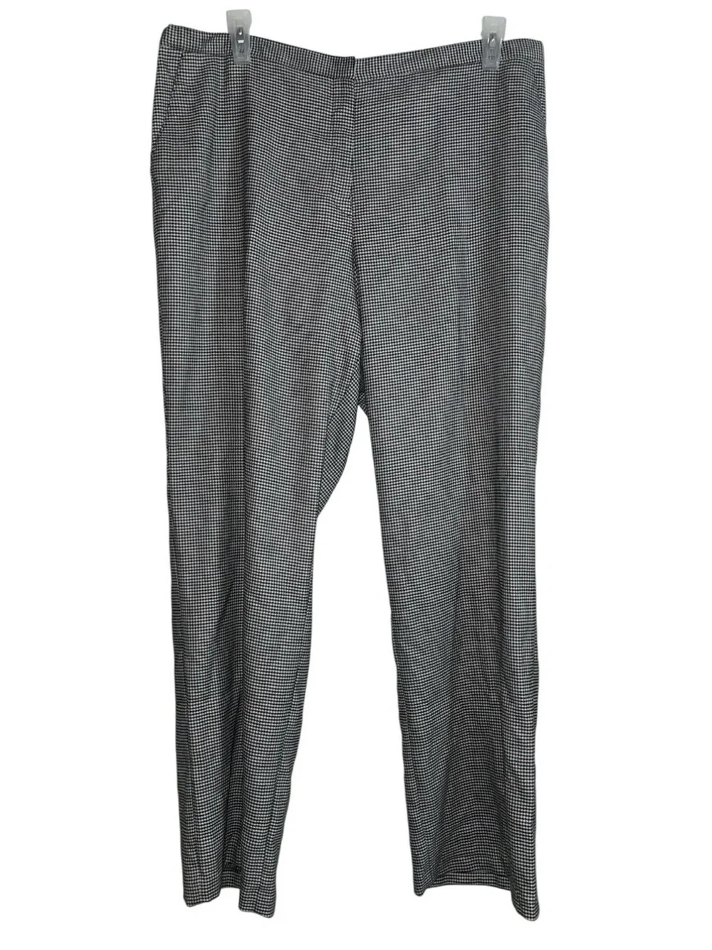 Sag Harbor Stretch Women’s Plus Size 18 Houndstooth Pants Slacks New With Tags